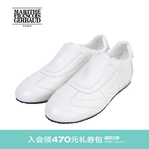 MARITHE女士M LOGO运动鞋 潮流休闲舒适圆头轻便耐穿鞋子25年秋冬
