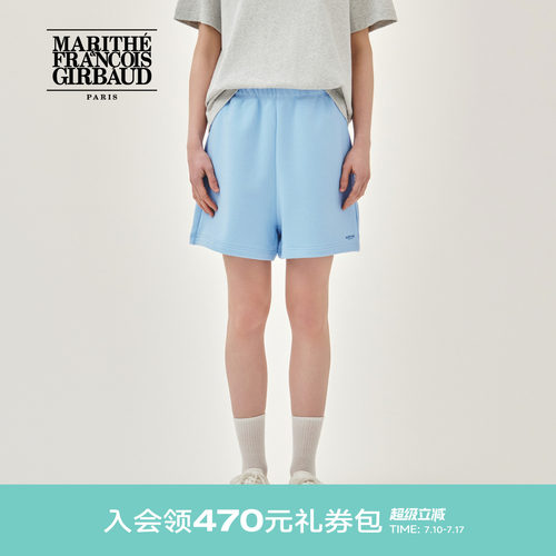 MARITHE女士LOGO短卫裤