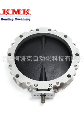 法兰蝶阀双法兰V2FS300GBN黑色套装粉体蝶阀放料蝶阀下料蝶阀