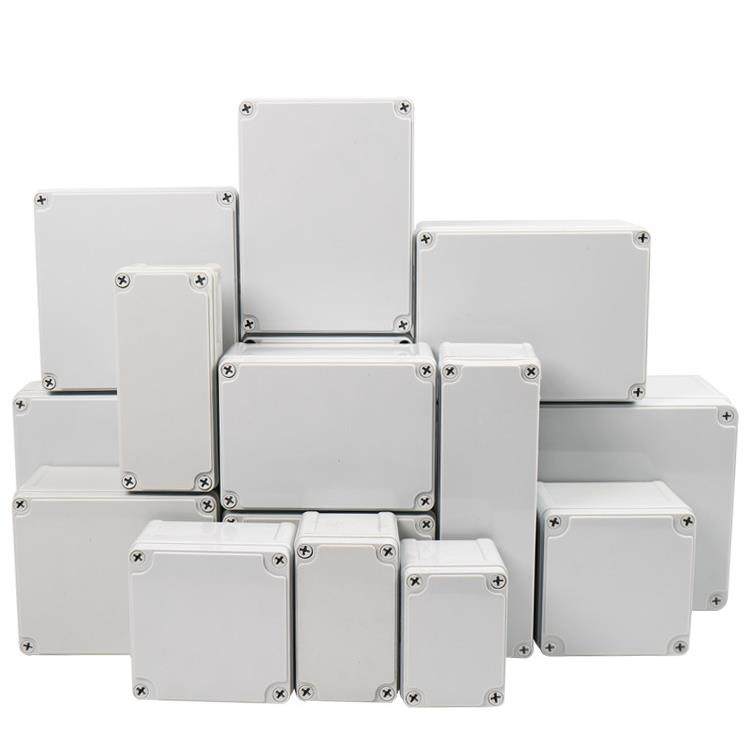 塑料Abs户外防水盒IP67接线盒透明密封阻燃电源箱开关按钮线端