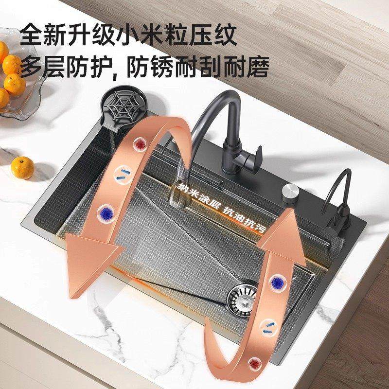 正3品手工水槽上厨房洗菜盆大单槽台中下盆04不锈厚钢加洗碗池,家装主材,水槽套餐,淘宝优惠券,粉丝福利购,淘宝优惠卷