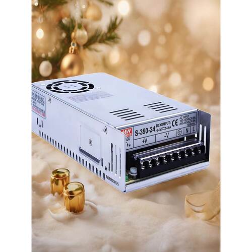明威开关电源24Vnes/S-350W500-24V15A变压器220至12V 5直流48V36