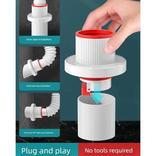 下水管道防流味神器管密封塞防异环厨房洗脸盆止回阀洗脸盆道回密