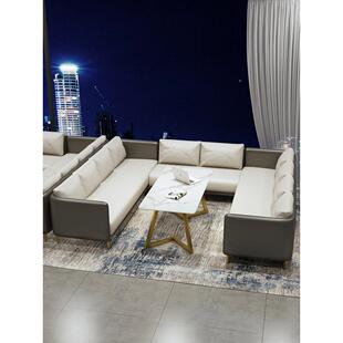 洽北欧休闲休息区茶餐厅展台沙发接待待桌椅商谈接务咖啡厅沙发