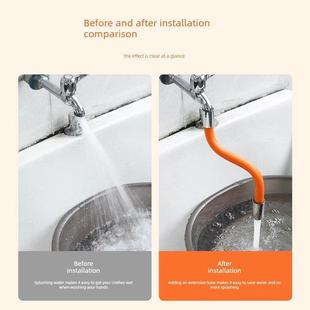 龙延伸器万向旋软管转家用防溅头加长水管龙水头延头长管防溅神器