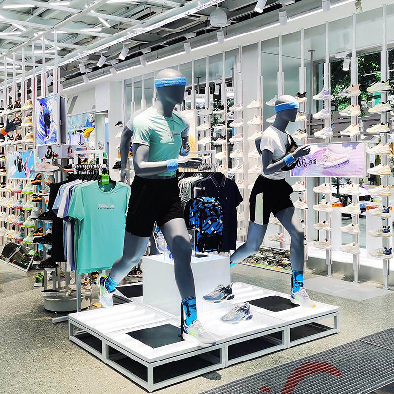 跑道步运动男女模特具全身服装假店儿童人户育外体用品模特展示架