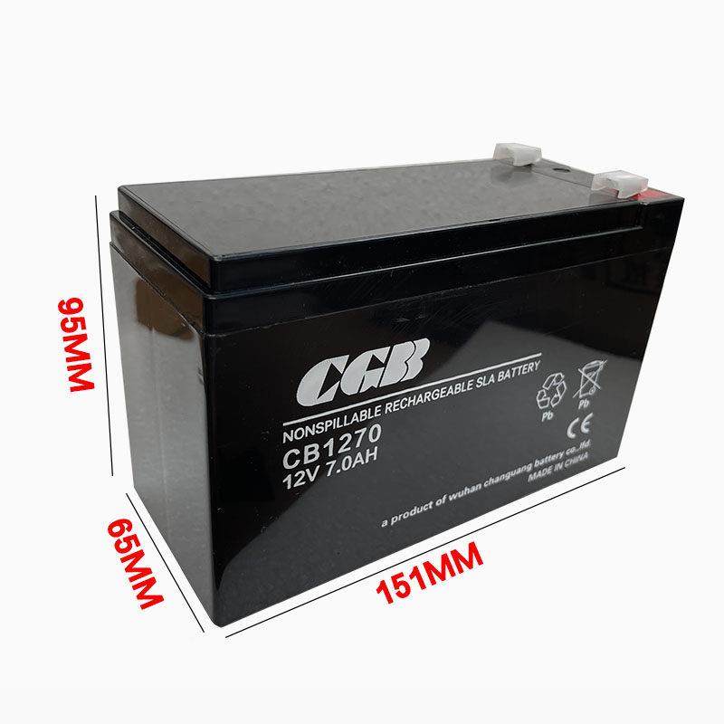 长光C12700蓄电池12v7.a装hB杭西奥电梯松闸应急电源救援置