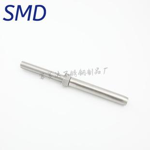 压制接线器锈收紧钢丝锁绳3GBY1 6不钢扣直杆头接头卡头楼梯护栏