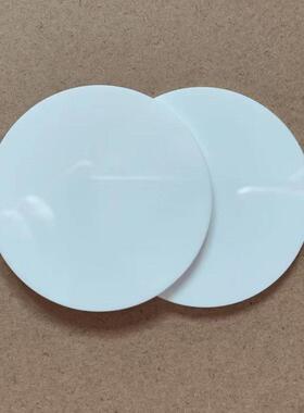 白色圆压克力板定制有机玻板磨白砂乳白奶瓷白璃圆板圆形盘圆片