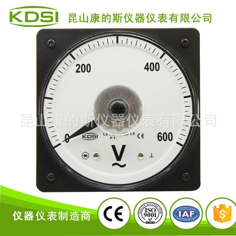 广角度 船用指针电压表 LS-110 AC600V 性能稳定 防溅水抗振动