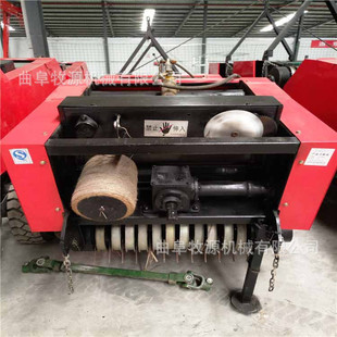 利辛县麦秸捡拾打捆机 稻草捡拾圆捆打包机 行走式秸秆打捆机厂家