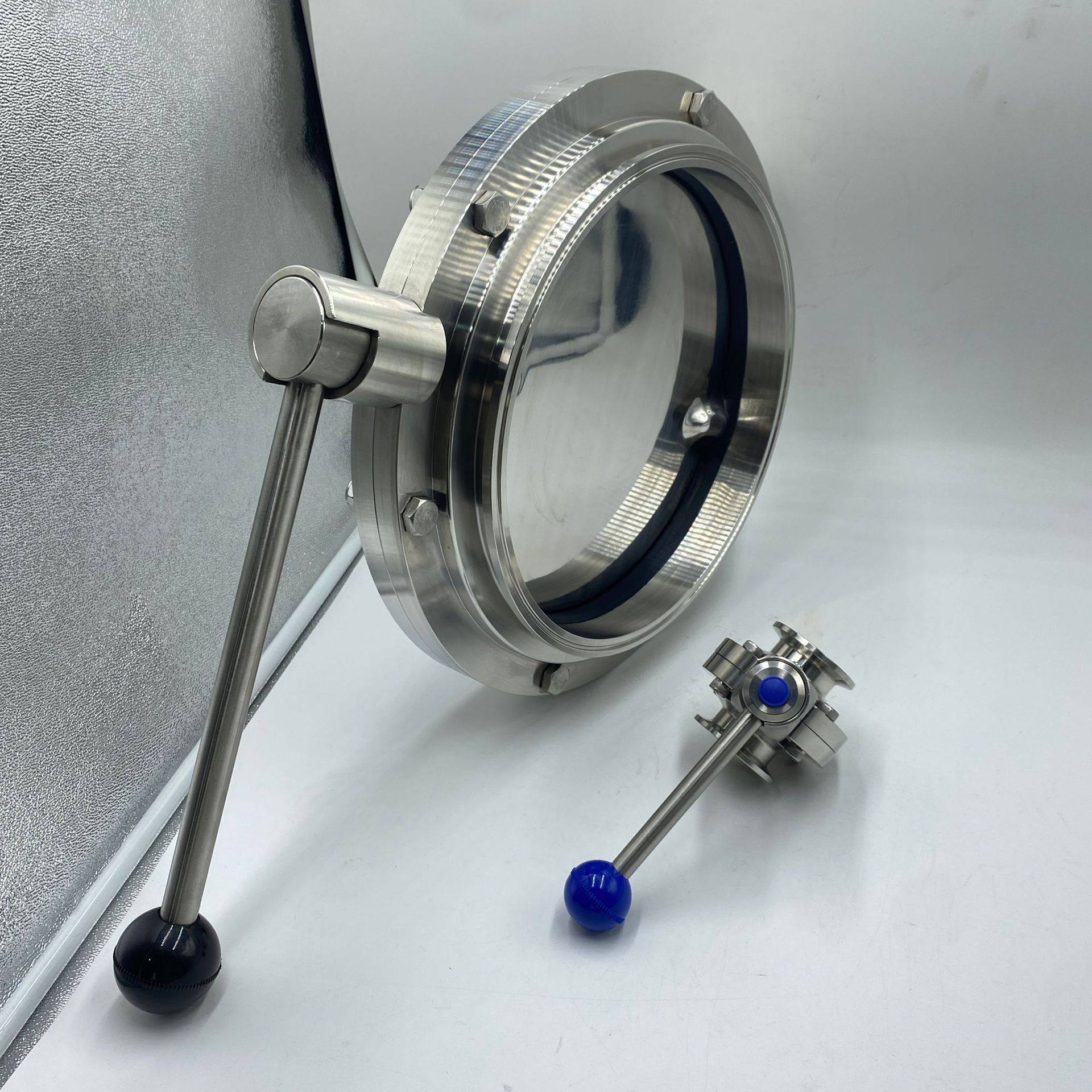 厂家直供！304/316不锈钢食品卫生级快装超大蝶阀卡盘卡箍大蝶阀,五金/工具,蝶阀,淘宝优惠券,粉丝福利购,淘宝优惠卷