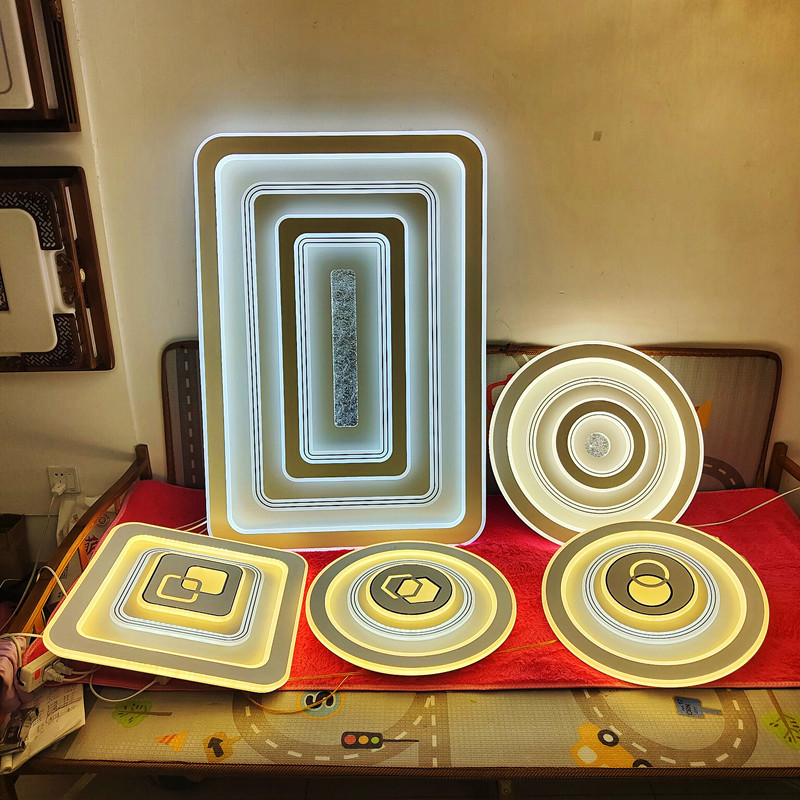 客厅2023年新款智能大厅灯简约现代北欧卧室吸顶灯具组合全屋套餐