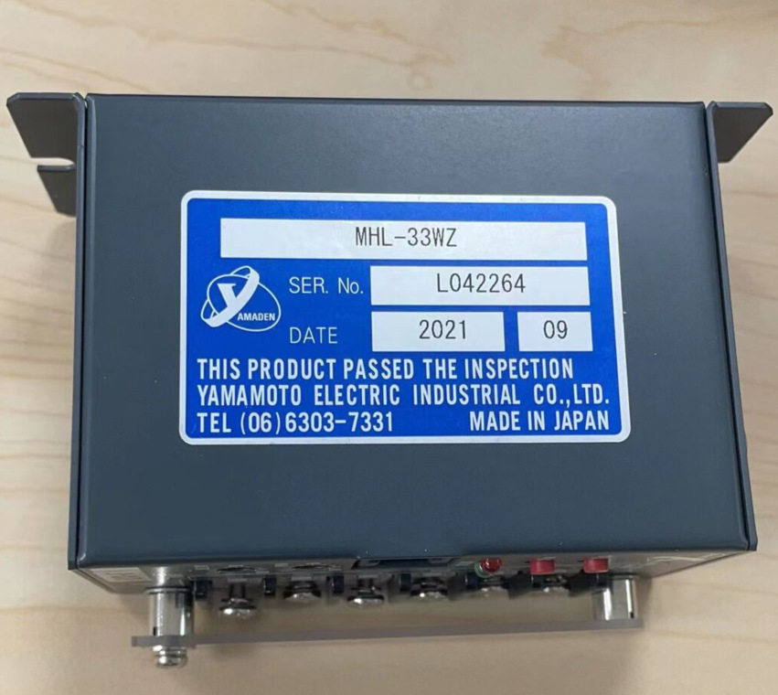 日本YAMAMOTO山本 MHL-33WZ 型用的分离放大器 （S/NO. L042264)