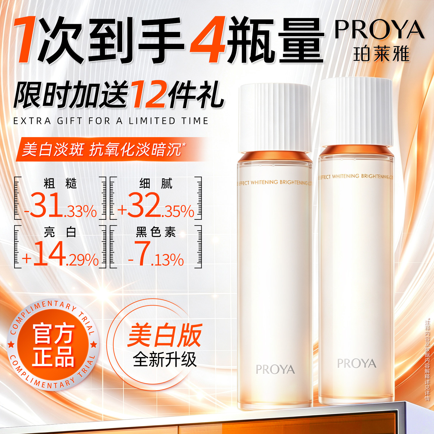 proya珀莱雅双抗水清透水湿敷水