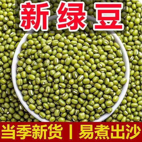 东北绿豆新货皮薄易煮出沙解暑