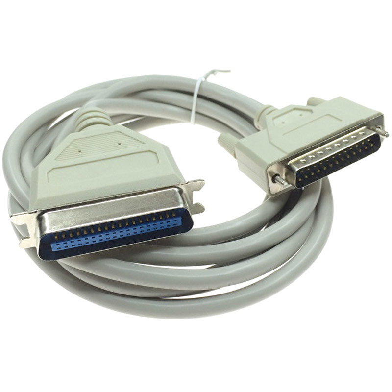 电脑并口打印线两排db25转cn36针式打印机传输线1.5米3米5米10米