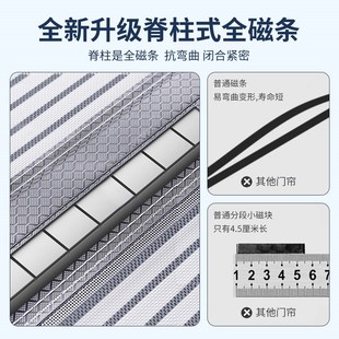 防蚊门帘金刚网全磁条磁吸夏季 2025新款 家用魔术贴免打孔纱门纱窗