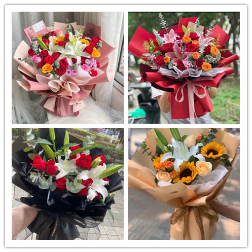 烟台鲜花速递玫瑰百合生日花束同城配芝罘莱山福山开发区莱阳海阳