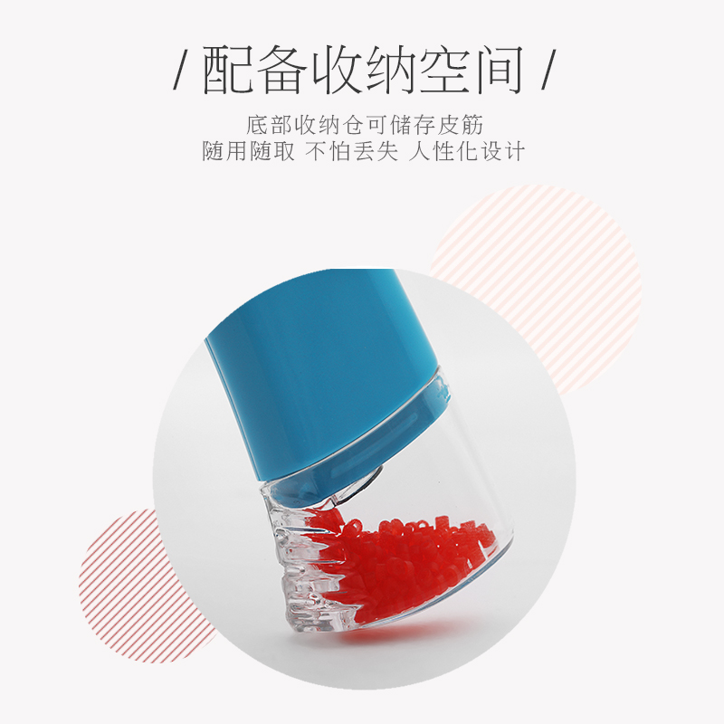 新款红虫上饵器自动皮筋活饵挂饵器钓鱼用品垂钓装备全自动红虫夹