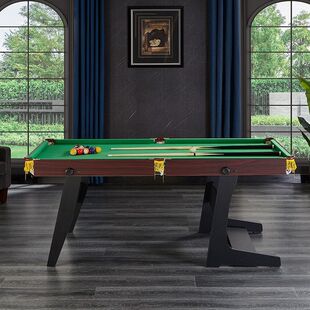 案子八成儿童可折叠台球桌家用球桌斯诺克美式桌球台小型黑儿童人