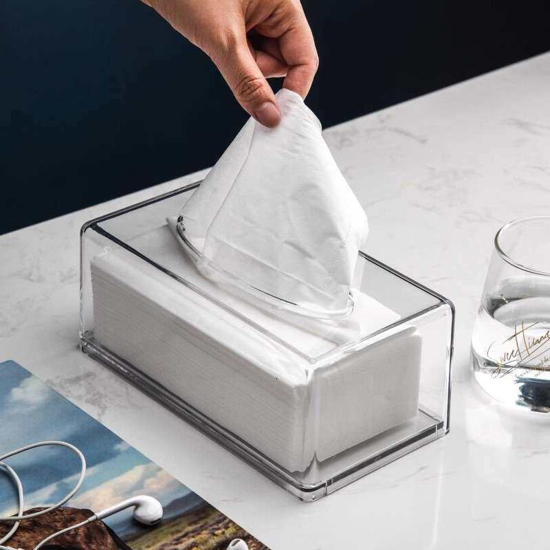 透明亚克力纸巾盒抽纸洗脸巾收纳盒桌面厨房餐巾纸卫生间抽纸盒,3C数码配件,其它配件,淘宝优惠券,粉丝福利购,淘宝优惠卷
