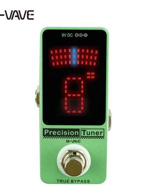 M-VAVE大屏调音表单块效果器Tuner Polytune吉他贝斯司调音校音器