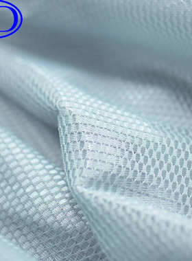 厂家直发三明治加厚涤纶沙发网布封底布3D蓝色打底布130g
