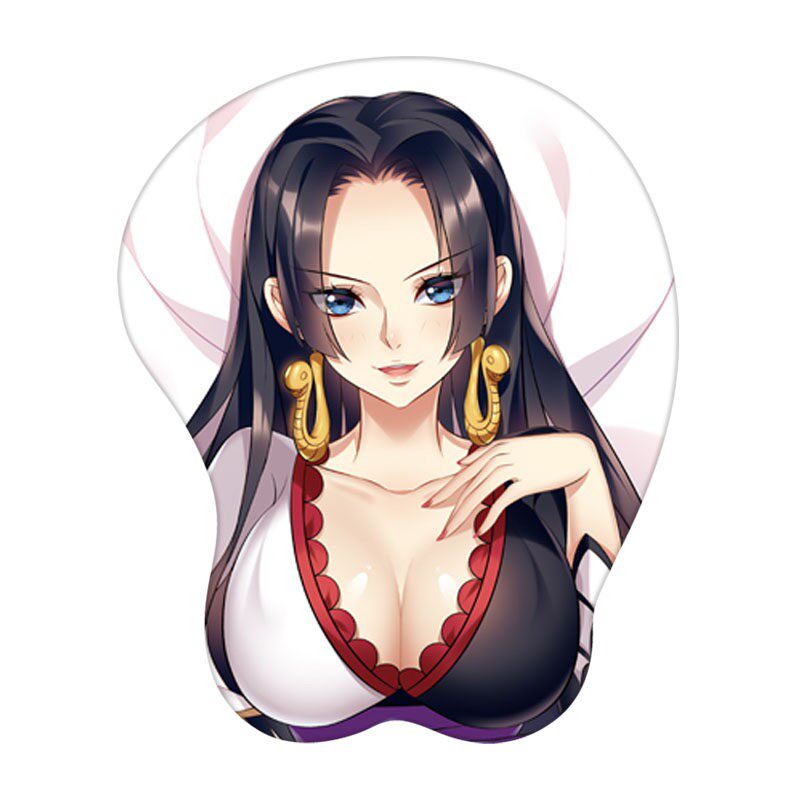 海贼王波雅汉库克女帝美女立体护腕滑鼠垫矽胶手腕垫动漫DIY定制