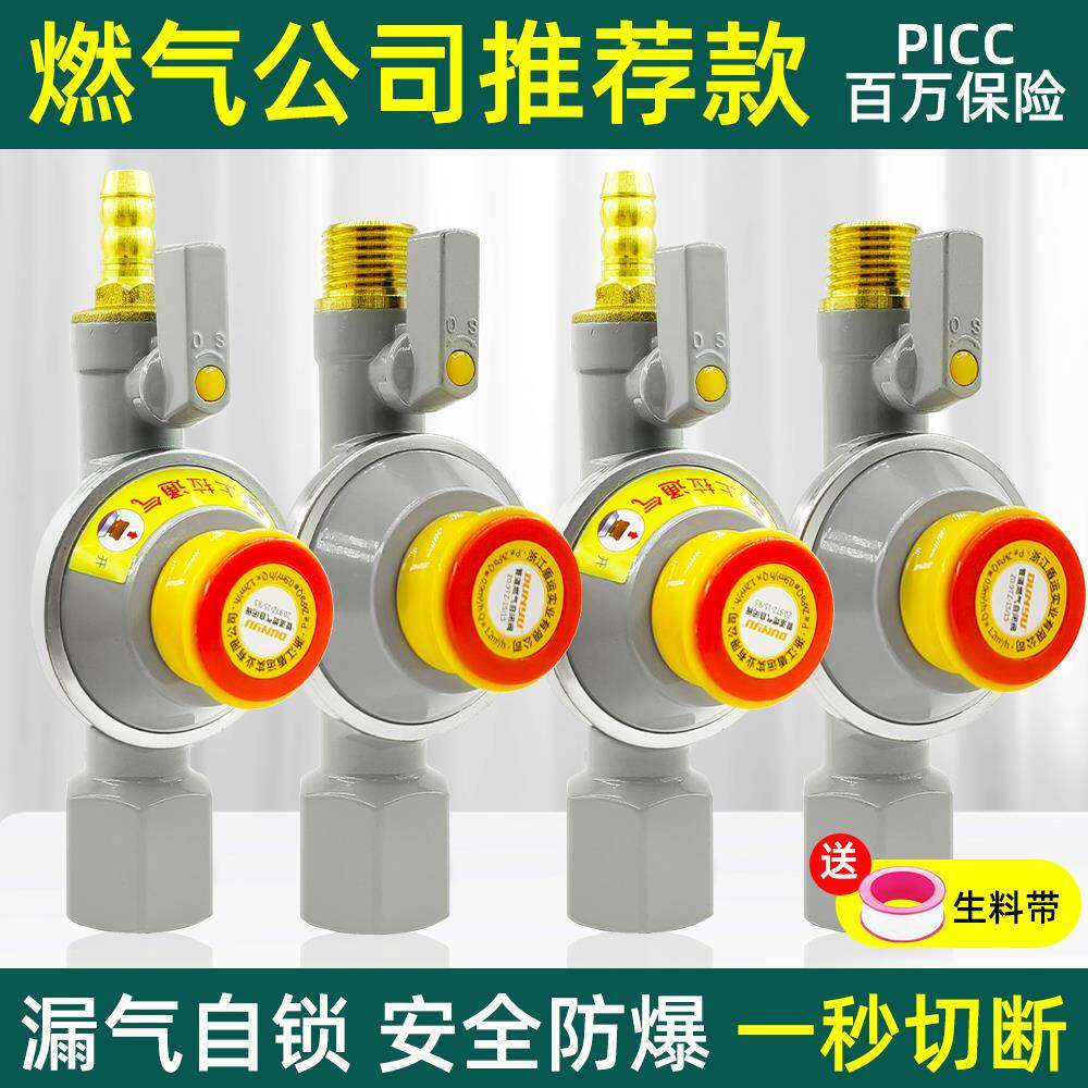 家用燃气自闭阀自动断气保护天然气安全阀灶前阀防爆减压超压漏气