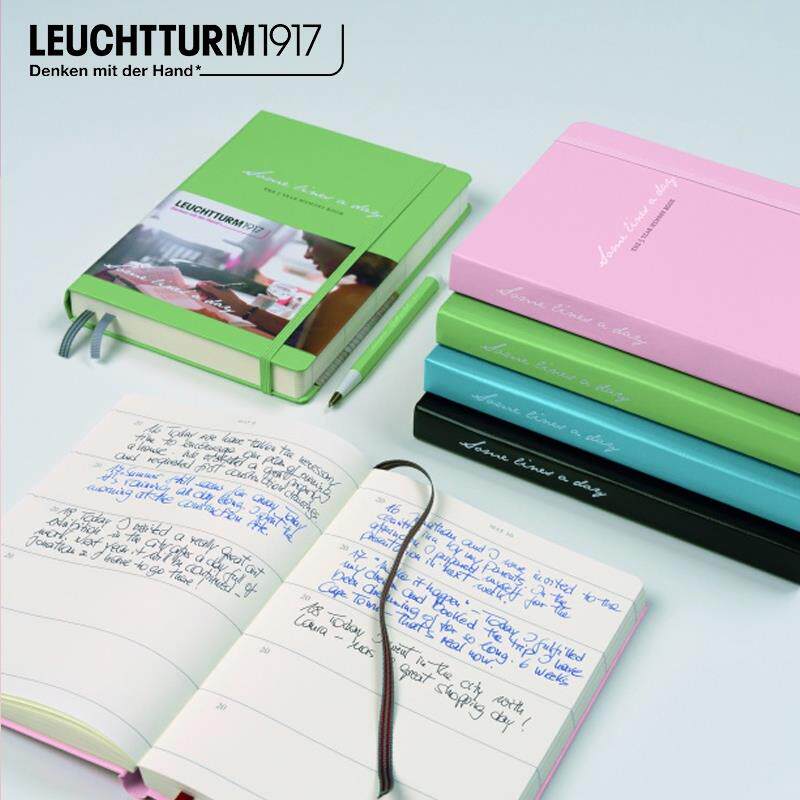 德国LEUCHTTURM1917灯塔五年时光人生日记本日程本A5笔记硬皮手账
