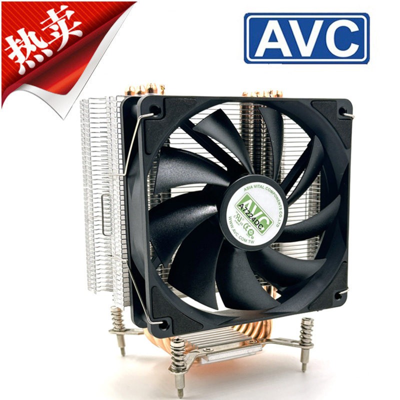AVC6铜管CPU散热器 桌上型电脑电脑 X99 X79 12代1700针12CM风扇