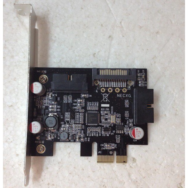 桌上型电脑箱USB3.0扩充卡 20pin转USB3.0转接卡 PCI-e转USB3.0扩