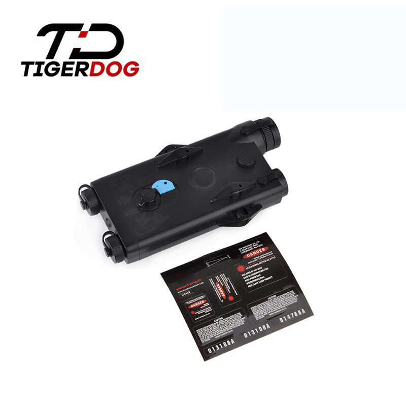 TigerDog战术PEQ2红镭射指示器适配20mm导轨激光装饰装备尼龙黑沙