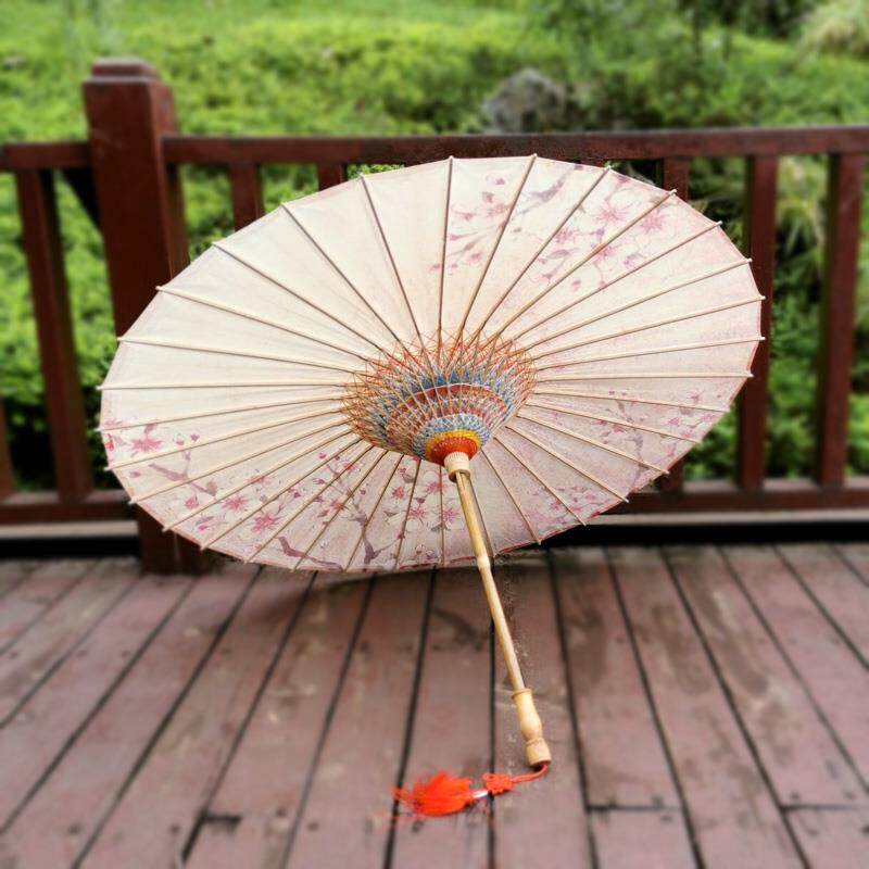 【桃花】油纸伞古风女防雨防晒实用古典舞蹈装饰演出中国风汉服伞