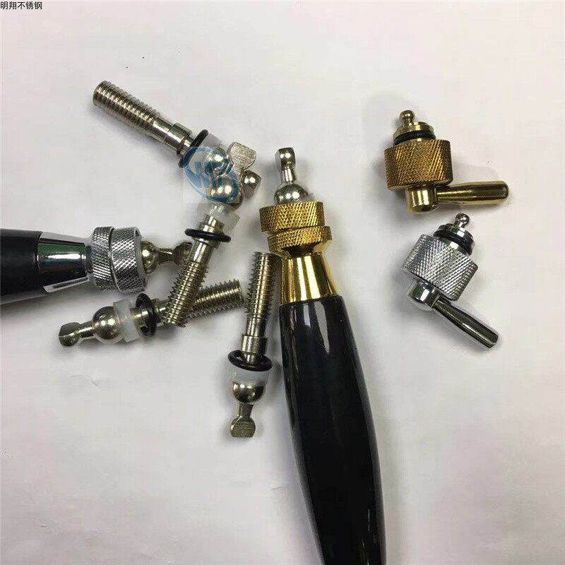 精酿啤酒阀门配件扎啤机酒柱龙头酒头出酒嘴把手流量调节按钮螺丝
