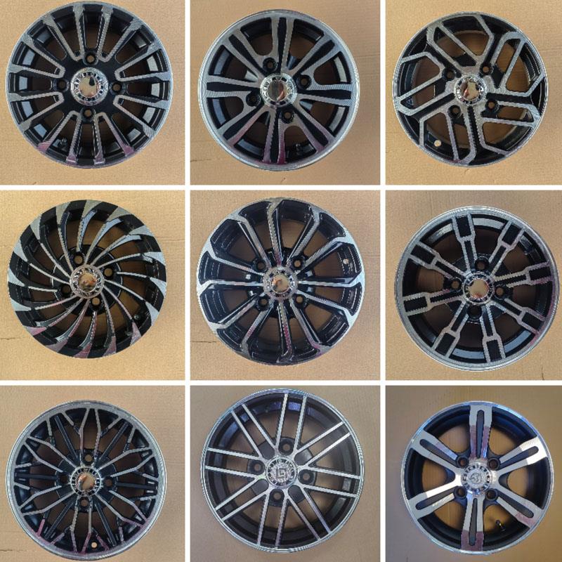 145/70R12铝圈轮毂钢锅12寸13寸低速老年代步车专用轮子名爵龙启