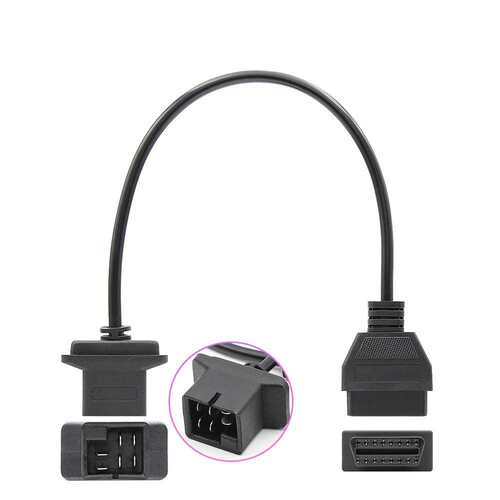 小车 6 to 16p OBD转换线 6pin for Chrysler 克莱斯勒 car cable