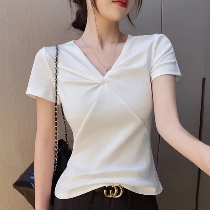 设计感inst恤衣服2026出行春游百搭夏白色新款上衣年洋气短袖女装