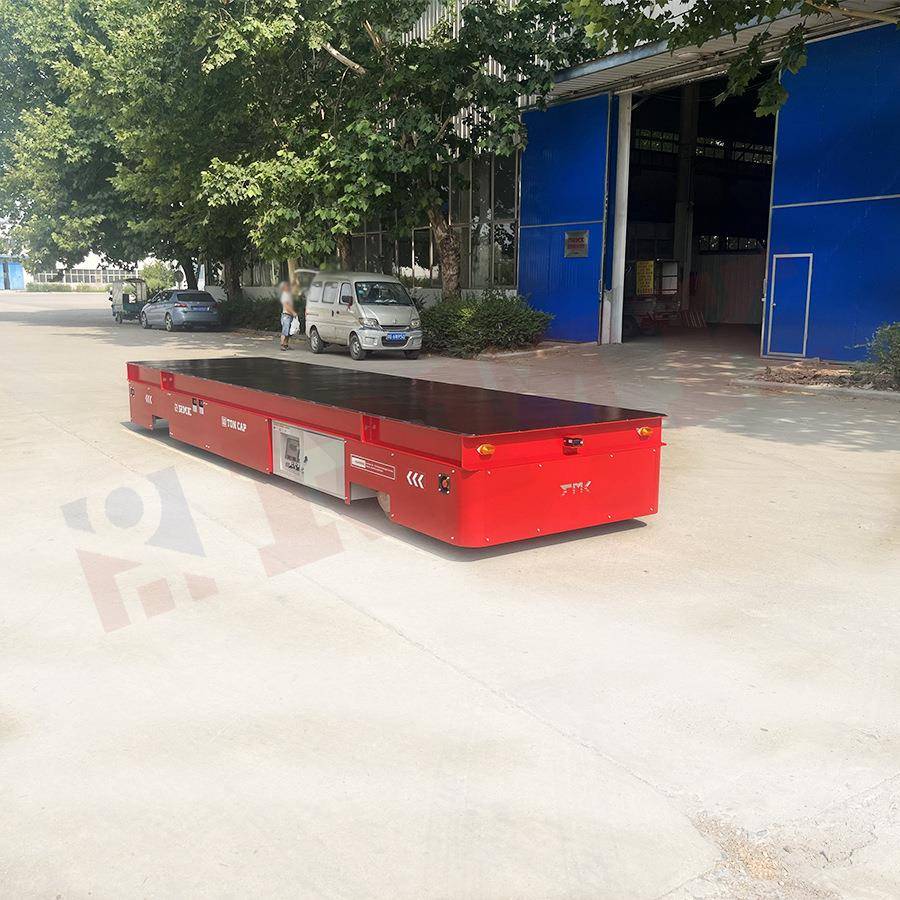 20吨无轨电动搬运车电动平板车万向胶轮地平车模具转运车
