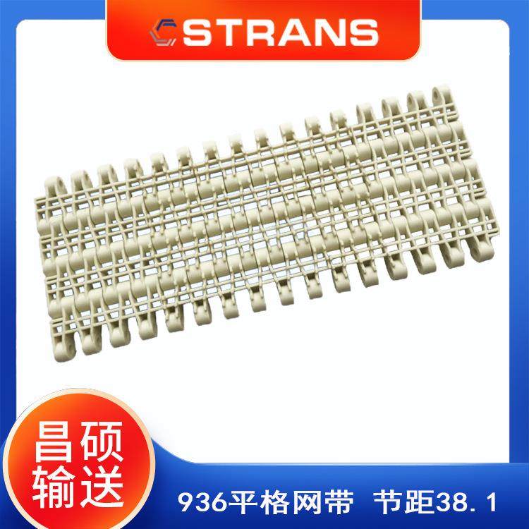 厂家直供936直输网带节距38.1带孔网带食品货物输送带传输送线