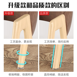 北欧轻奢餐椅家用休闲靠背椅子简约书桌凳子a字椅餐厅奶茶店桌椅
