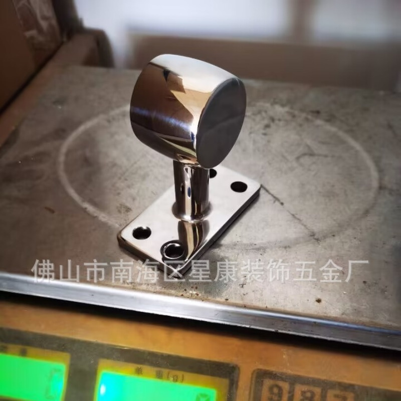 船用防浪风暴扶手托架支架配套32 38管径管托 不锈钢304精铸扶手