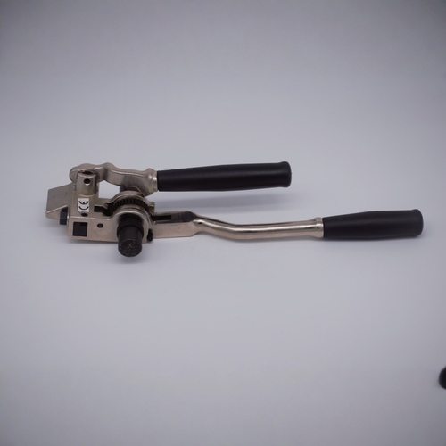 棘轮式不锈钢带打包工具 不锈钢扎带剪 黑色手动打包机三合一工具