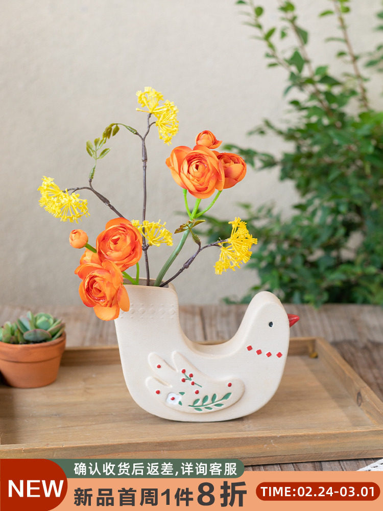 斯依 法式精致可爱异形花瓶迷你好看设计感北欧餐桌玄关干花摆件,标准件/零部件/工业耗材,其他管件,淘宝优惠券,粉丝福利购,淘宝优惠卷