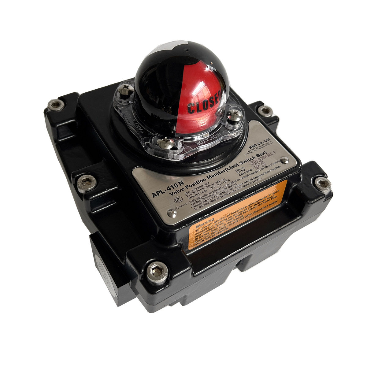 APL-410N阀门信号指示器 限位开关 气动阀门开关回信器带安装支架