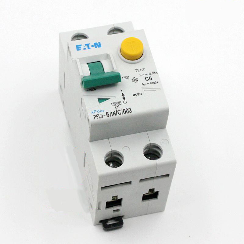 EATON/伊顿漏电开关PFL9-6/1N/C/003 294828 GB16917 IEC/EN61009