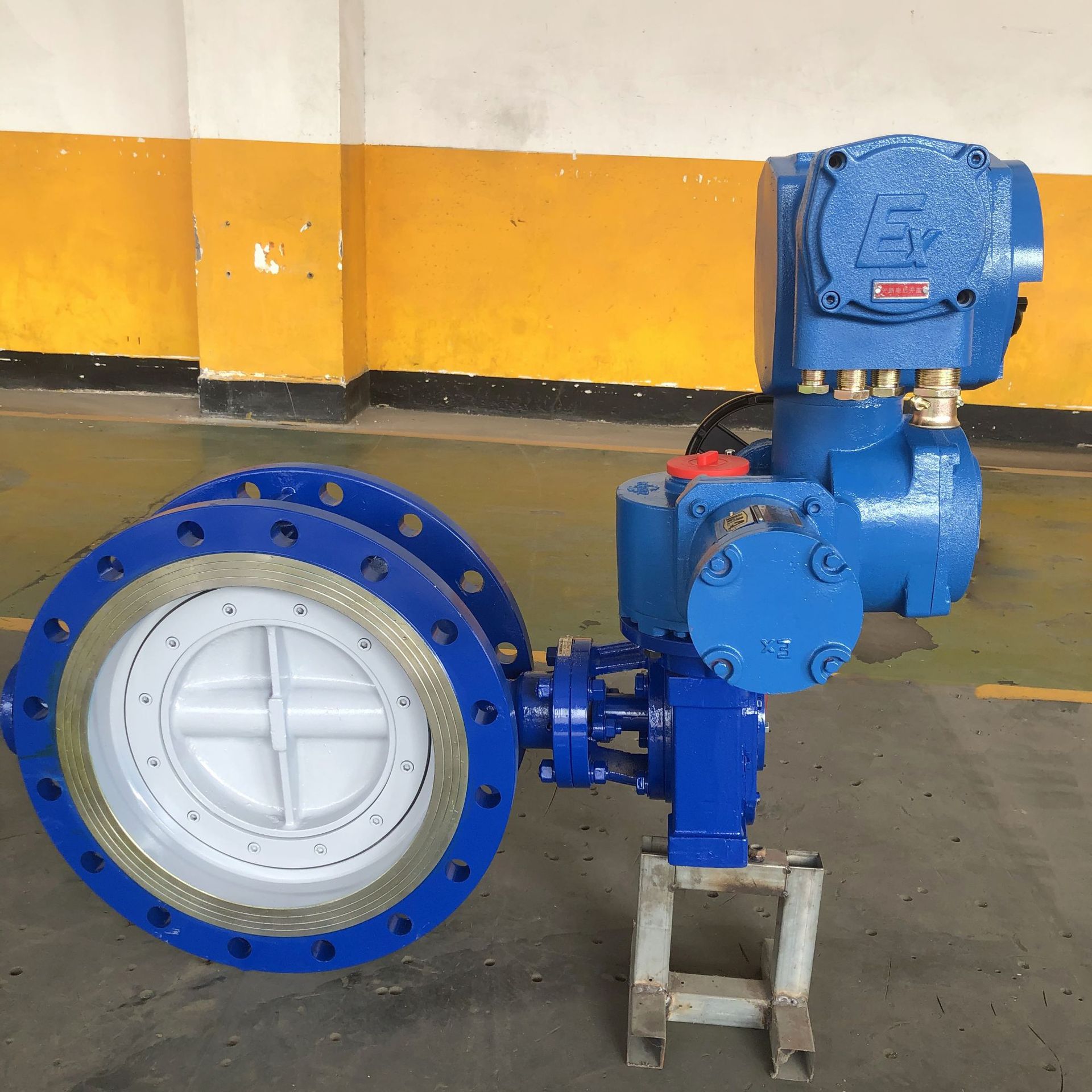 1.0Mpa DN400软密封电动蝶阀WSD941X-10Q-400球磨铸铁