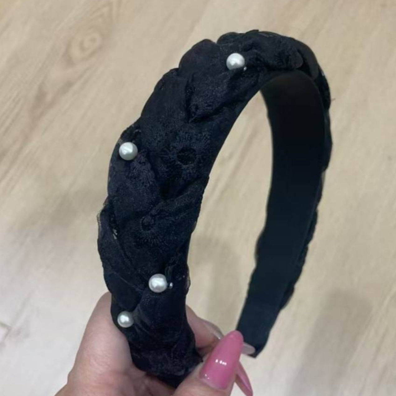 刺绣编织珠珠发箍J0010316003