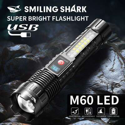Multifunctional outdoor laser M60 long-range flashlight